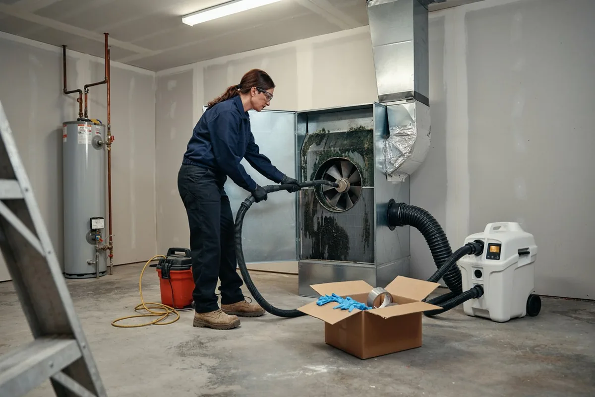 HVAC and duct mold remediation in Baton Rouge, LA